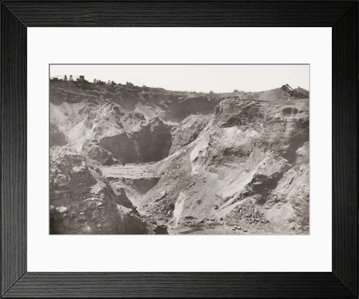 Framed Print : Du Toits-Pan Diamond mine, South Africa Framed Print : Du Toits-Pan Diamond mine, South Africa