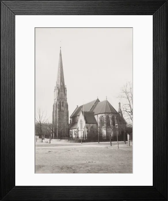Framed Print : All Saints Anglican church on Wiener StraBe in Dresden Framed Print : All Saints Anglican church on Wiener StraBe in Dresden