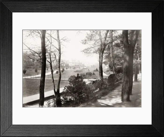 Framed Print : Park view, Bournemouth, England