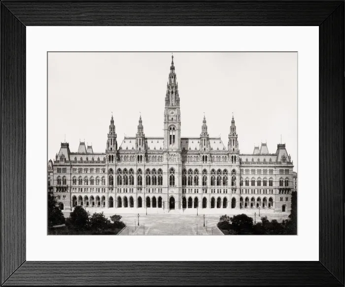 Framed Print : Rathaus, Vienna City Hall Austria Framed Print : Rathaus, Vienna City Hall Austria