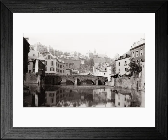 Framed Print : City view Luxembourg Framed Print : City view Luxembourg