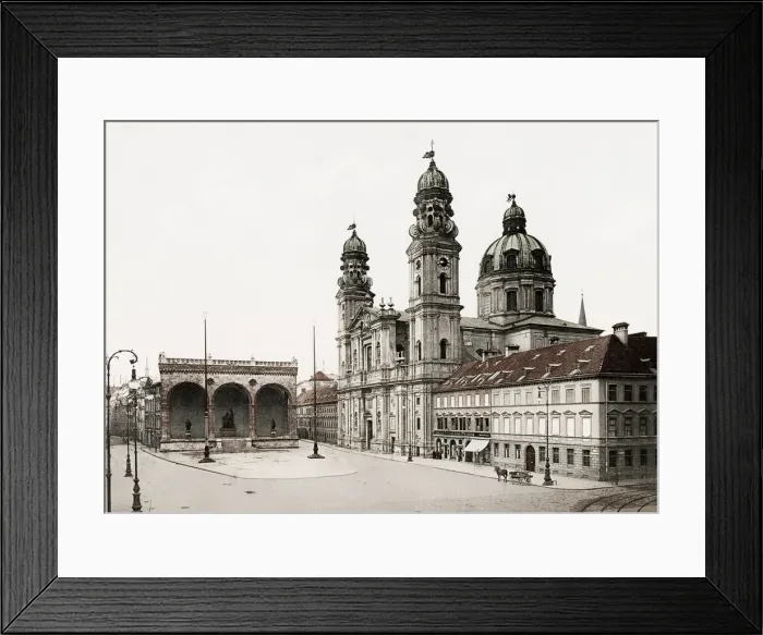 Framed Print : The Theatine Church of St. Cajetan Munich, Germany Framed Print : The Theatine Church of St. Cajetan Munich, Germany