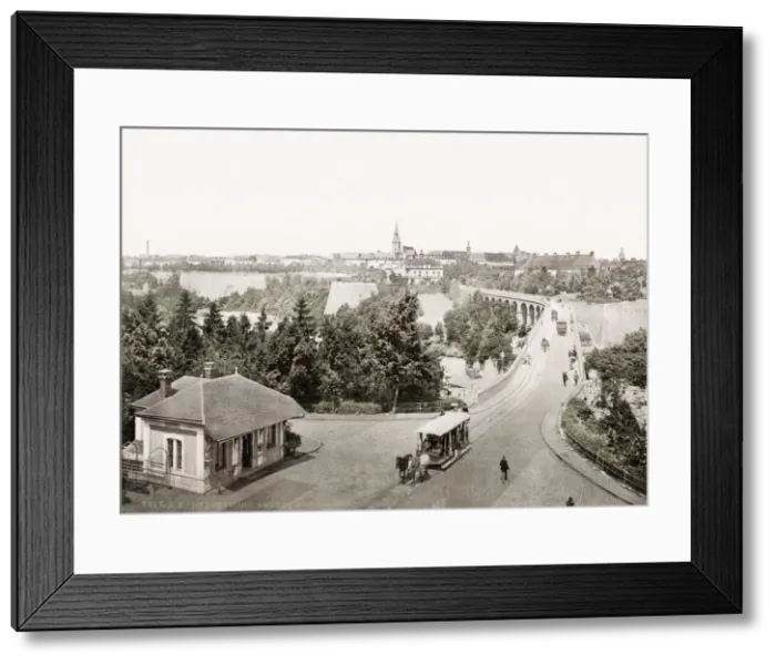 Framed Print : Road into Luxembourg Framed Print : Road into Luxembourg