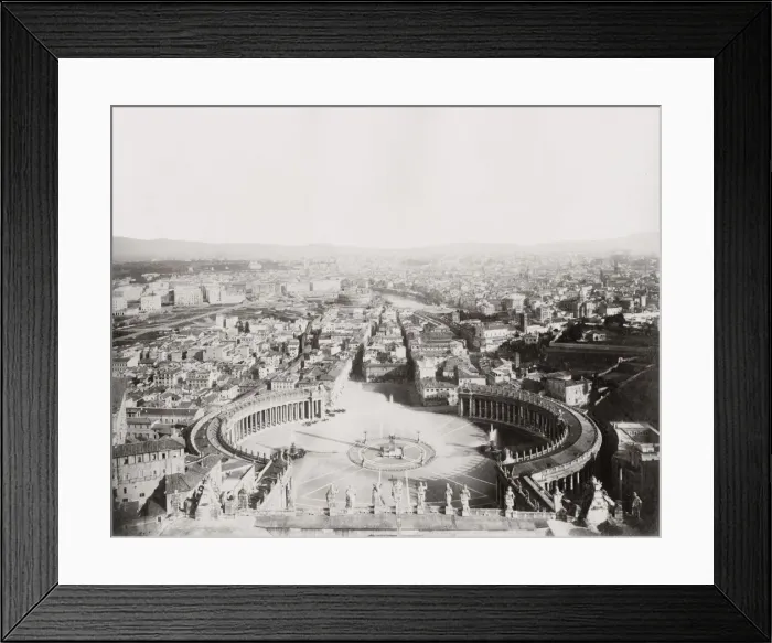 Framed Print : Rome from the top of St. Peters Basilica, Vatican Framed Print : Rome from the top of St. Peters Basilica, Vatican
