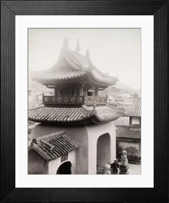 Framed Print : Buddhist Temple, Nagasaki, Japan Framed Print : Buddhist Temple, Nagasaki, Japan