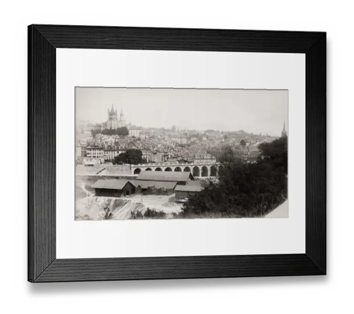Framed Print : Lausanne, Switzerland Framed Print : Lausanne, Switzerland