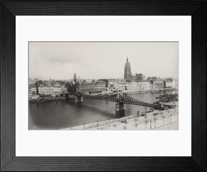 Framed Print : Frankfurt, Germany, River Main Framed Print : Frankfurt, Germany, River Main