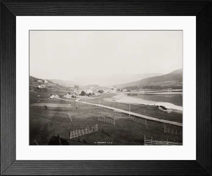 Framed Print : Vossevangen or Voss Vestland county, Norway Framed Print : Vossevangen or Voss Vestland county, Norway