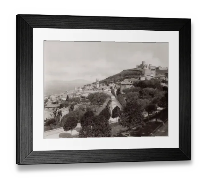 Framed Print : Assisi, Umbria, Italy, view of the town Framed Print : Assisi, Umbria, Italy, view of the town