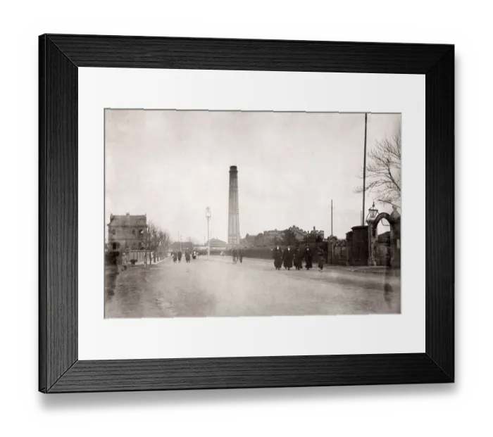 Framed Print : Street scene, Shanghai, China, c. 1890s factory gate Framed Print : Street scene, Shanghai, China, c. 1890s factory gate
