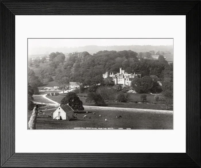 Framed Print : Hasdon Hall and park, Derbyshire Framed Print : Hasdon Hall and park, Derbyshire