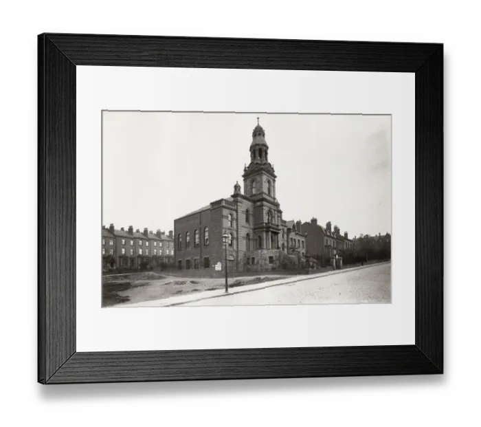 Framed Print : Cavendish Street and Presbyterian Church, Leeds Framed Print : Cavendish Street and Presbyterian Church, Leeds