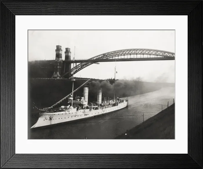 Framed Print : SS Medusa in the Kiel Canal, Germany Framed Print : SS Medusa in the Kiel Canal, Germany