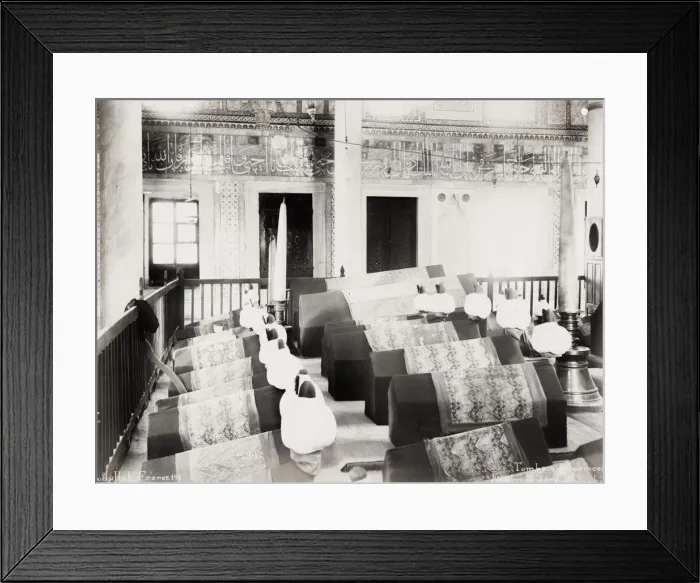 Framed Print : Tombs of the Sultans, Hagia Sophia, Istanbul, Turkey