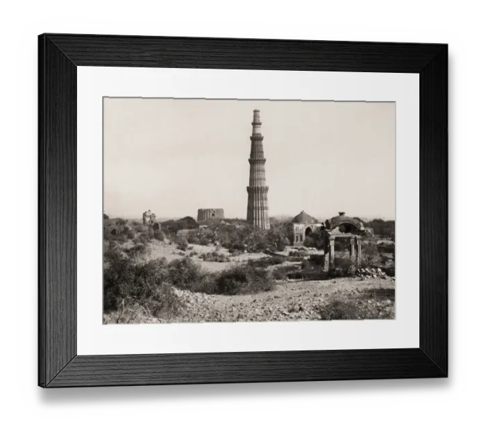 Framed Print : Kutub Minar tower, Delhi, India Framed Print : Kutub Minar tower, Delhi, India
