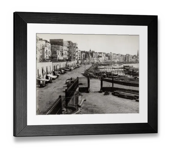 Framed Print : Marina, waterfront, Naples, Napoli, Italy Framed Print : Marina, waterfront, Naples, Napoli, Italy