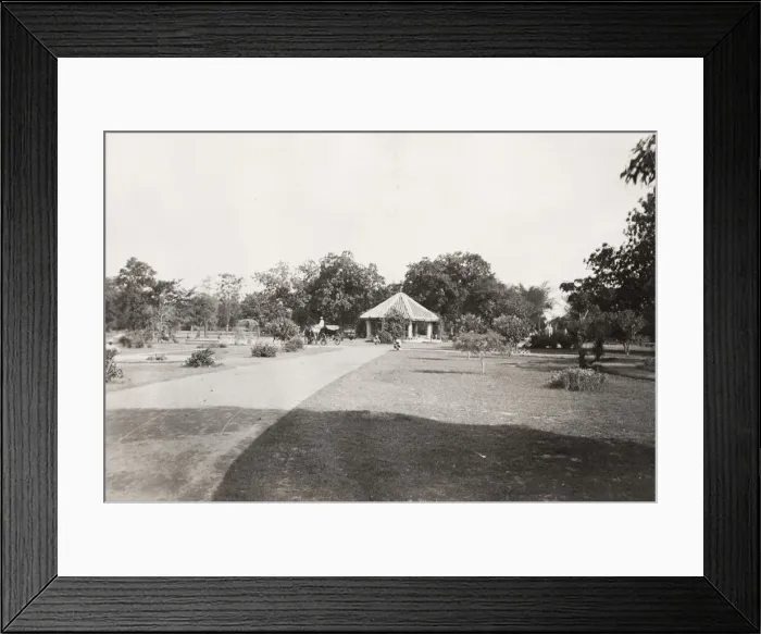 Framed Print : Public gardens, Gonda, India Framed Print : Public gardens, Gonda, India