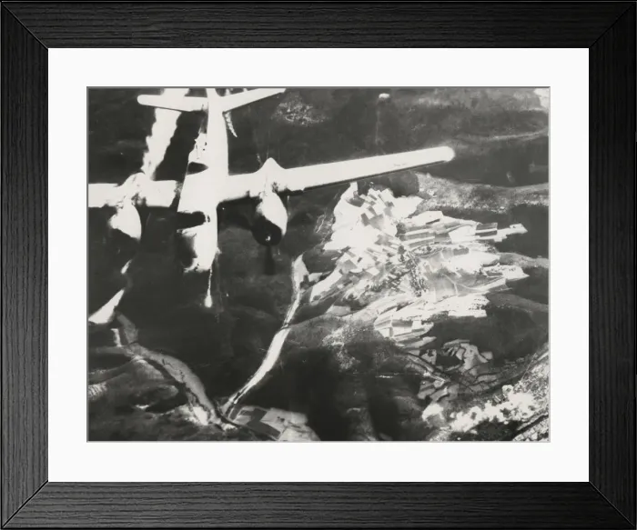 Framed Print : US 9th Airforce Douglas A-26 Invader bombing raid Framed Print : US 9th Airforce Douglas A-26 Invader bombing raid
