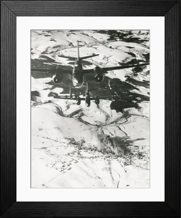 Framed Print : US 9th Airforce Douglas A-26 Invader bombers over Germany Framed Print : US 9th Airforce Douglas A-26 Invader bombers over Germany