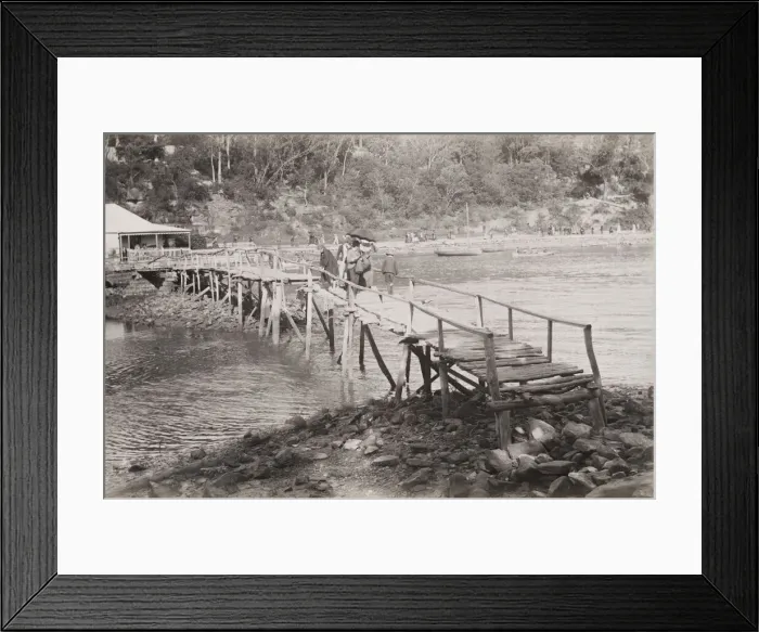 Framed Print : Australia - Sydney arrea. Captioned Mussmans Bay Framed Print : Australia - Sydney arrea. Captioned Mussmans Bay