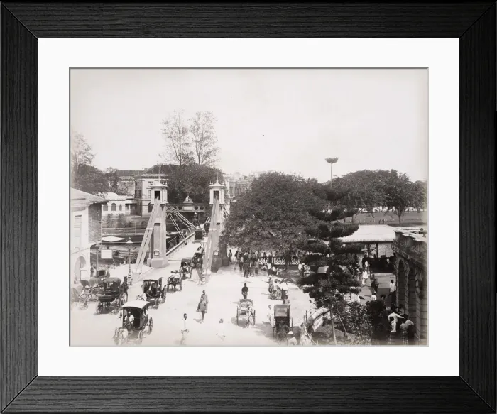 Framed Print : Cavenagh Bridge Singapore River Framed Print : Cavenagh Bridge Singapore River
