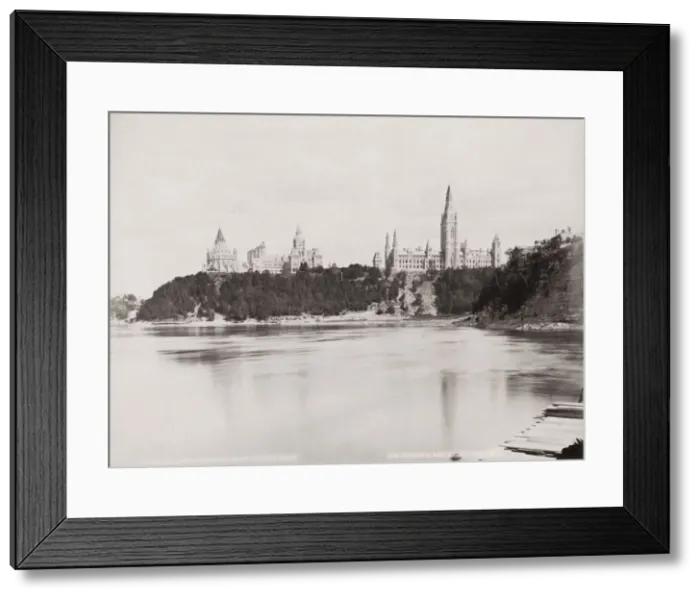 Framed Print : Parliament Buildings from Victoria Point, Ottawa, Canada Framed Print : Parliament Buildings from Victoria Point, Ottawa, Canada