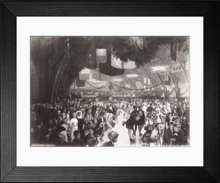 Framed Print : skating carnival photo composition Canada Framed Print : skating carnival photo composition Canada