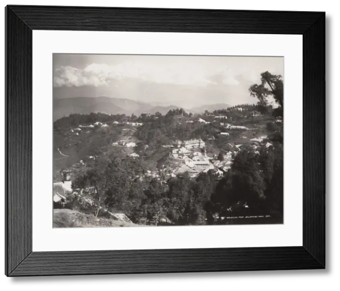 Framed Print : View of Darjeeling, India, Samuel Bouren photograph Framed Print : View of Darjeeling, India, Samuel Bouren photograph