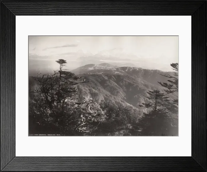 Framed Print : Darjeeling viewed from Sandakphu, India Framed Print : Darjeeling viewed from Sandakphu, India
