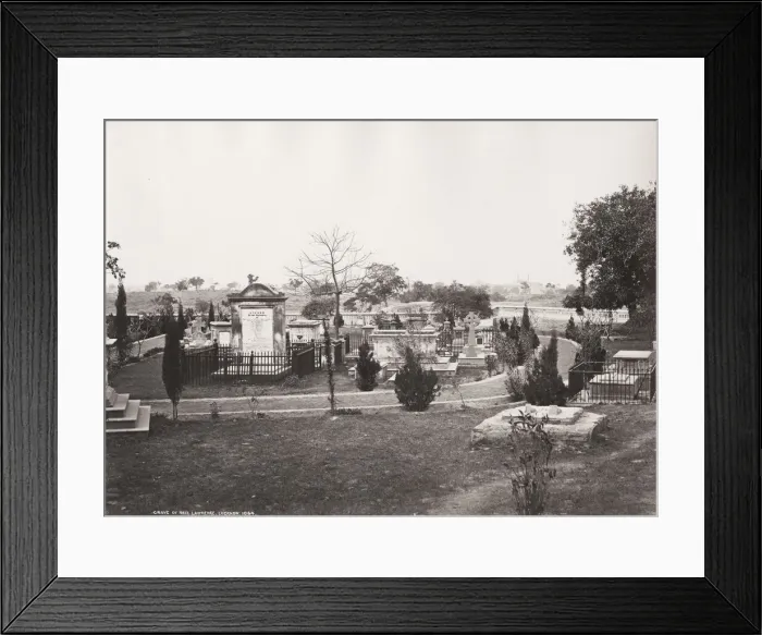 Framed Print : Graves of Neil and Lawrence, Lucknow, India Framed Print : Graves of Neil and Lawrence, Lucknow, India