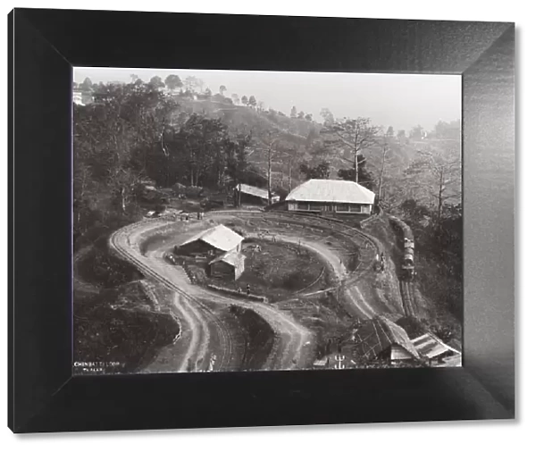 Chinbatti loop, tracks on Darjeeling Railway, railroad, India
