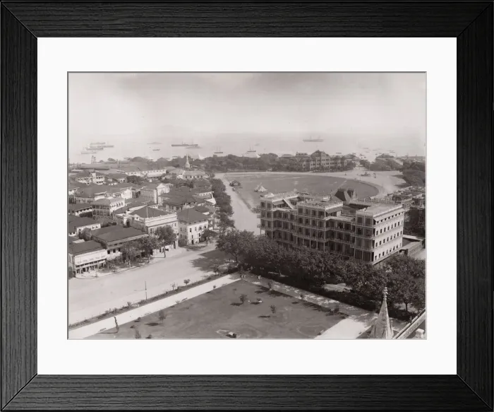 Framed Print : The harbour Bombay, Mumbai, Watsons Hotel, India Framed Print : The harbour Bombay, Mumbai, Watsons Hotel, India