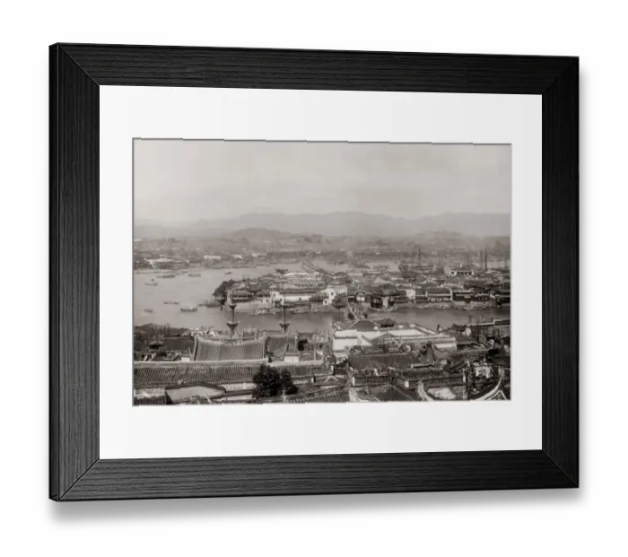 Framed Print : City of Foshan, Guangdong province, China, c. 1890 s Framed Print : City of Foshan, Guangdong province, China, c. 1890 s