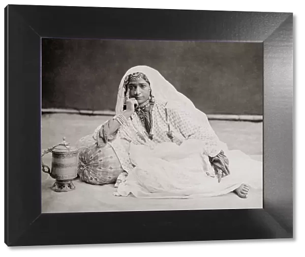 Kashmir, Kashmiri woman, India, c. 1870 s