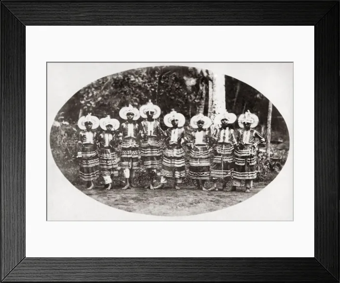 Framed Print : Devil Dancers Ceylon (Sri Lanka) c. 1870 Framed Print : Devil Dancers Ceylon (Sri Lanka) c. 1870