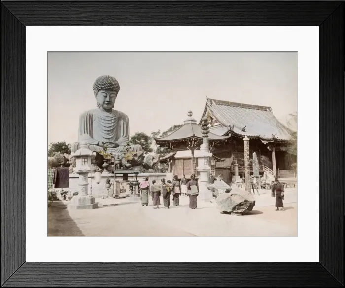 Framed Print : c. 1880s Japan - Diabvutsu Hiogo Framed Print : c. 1880s Japan - Diabvutsu Hiogo