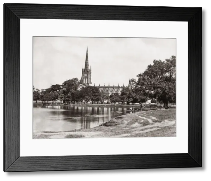 Framed Print : St. Pauls Cathedral, Calcutta (Kolkata) India, c. 1880 s Framed Print : St. Pauls Cathedral, Calcutta (Kolkata) India, c. 1880 s