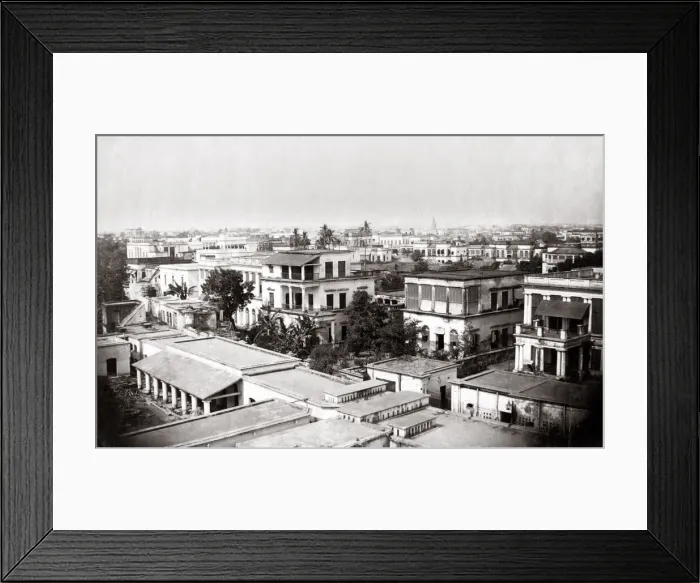 Framed Print : C. 1880S India - city skyline, probably Calcutta, Kolkata Framed Print : C. 1880S India - city skyline, probably Calcutta, Kolkata