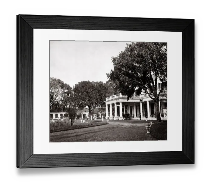 Framed Print : Dutch East Indies Indonesia Residents house Surabaya Framed Print : Dutch East Indies Indonesia Residents house Surabaya