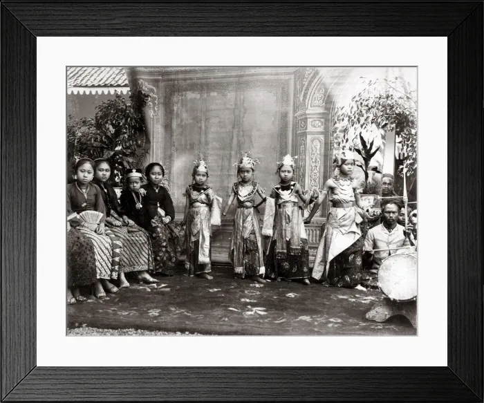 Framed Print : Child performers Batavia Indonesia or Malay peninsula Framed Print : Child performers Batavia Indonesia or Malay peninsula