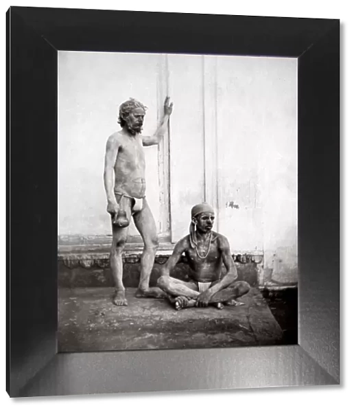 c. 1860s India - two fakirs or holy men
