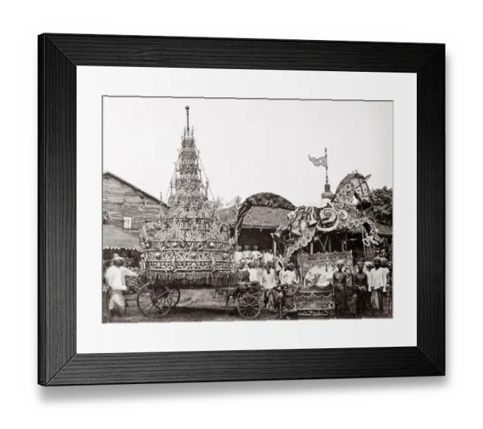 Framed Print : South East Asia - Malay peninsula - festivals cars Framed Print : South East Asia - Malay peninsula - festivals cars