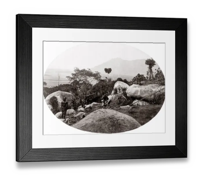 Framed Print : c. 1860s South East Asia - early view of Singapore Framed Print : c. 1860s South East Asia - early view of Singapore