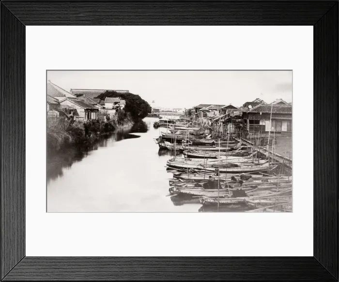 Framed Print : c. 1871 Japan - Tsukidji Tokyo - from The Far East magazine Framed Print : c. 1871 Japan - Tsukidji Tokyo - from The Far East magazine