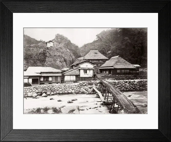 Framed Print : 1871 Japan - from The Far East magazine Framed Print : 1871 Japan - from The Far East magazine