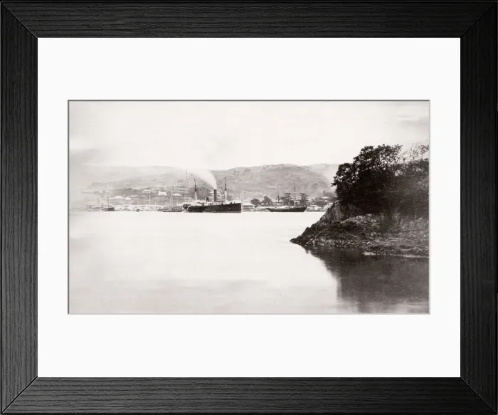 Framed Print : 1871 Japan - from The Far East magazine Framed Print : 1871 Japan - from The Far East magazine