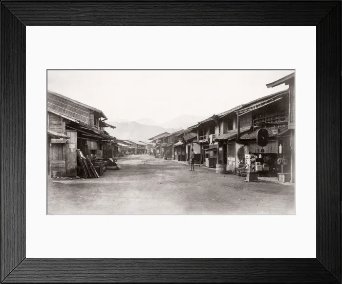 Framed Print : 1871 Japan - from The Far East magazine Framed Print : 1871 Japan - from The Far East magazine