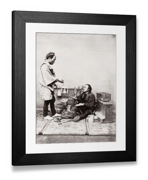 Framed Print : 1871 Japan - from The Far East magazine Framed Print : 1871 Japan - from The Far East magazine