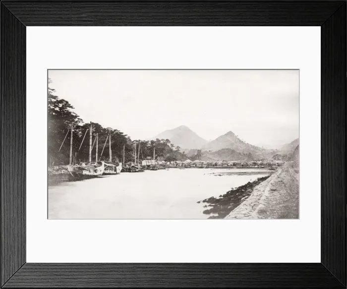 Framed Print : 1871 Japan - from The Far East magazine Framed Print : 1871 Japan - from The Far East magazine