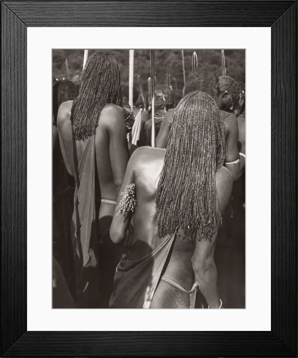 Framed Print : 1940s East Africa Kenya Msai tribe warriors Framed Print : 1940s East Africa Kenya Msai tribe warriors